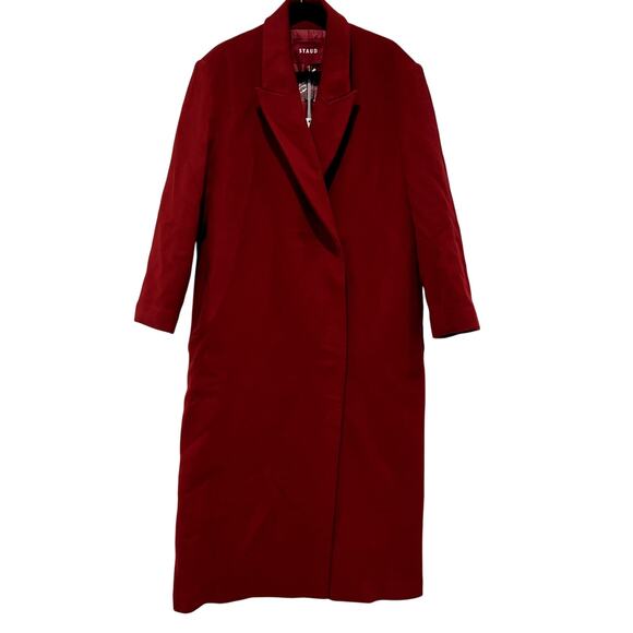 NWT NEW STAUD Serge Wool BlendCoat - Picture 3 of 11